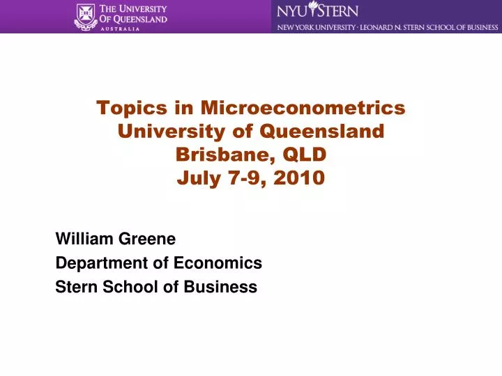 william greene department of economics stern school of business n.