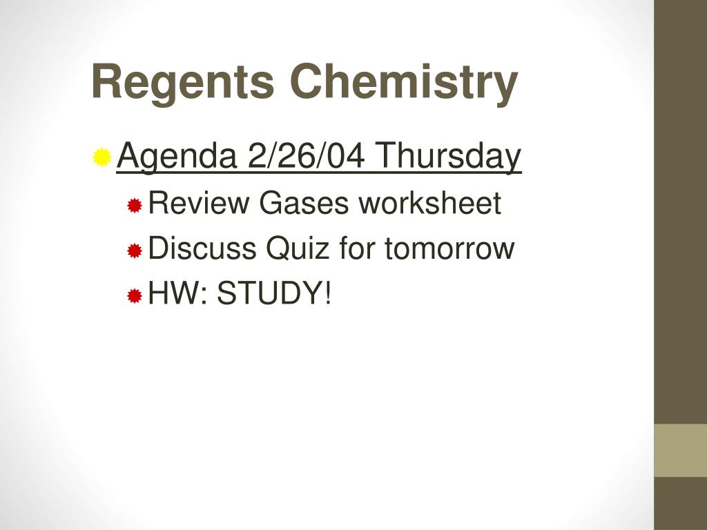 PPT Regents Chemistry PowerPoint Presentation, free download ID5889657