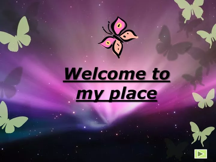 PPT - Welcome to my place PowerPoint Presentation, free download - ID ...