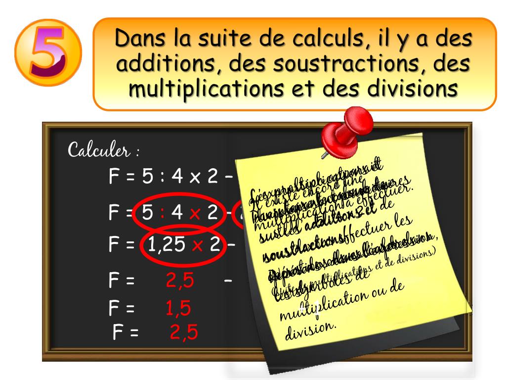 Ppt Priorites Dans Les Calculs Powerpoint Presentation Free Download Id 5892126