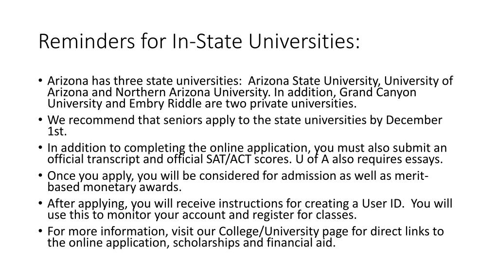 Northern arizona university admissions essay