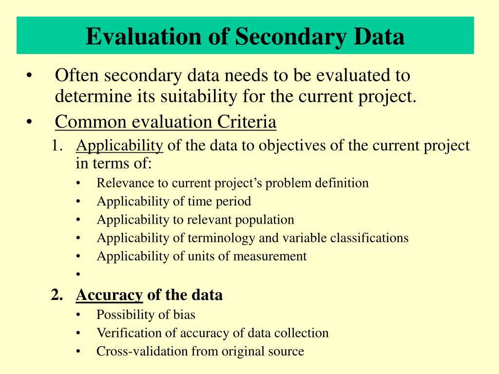 dissertation secondary data