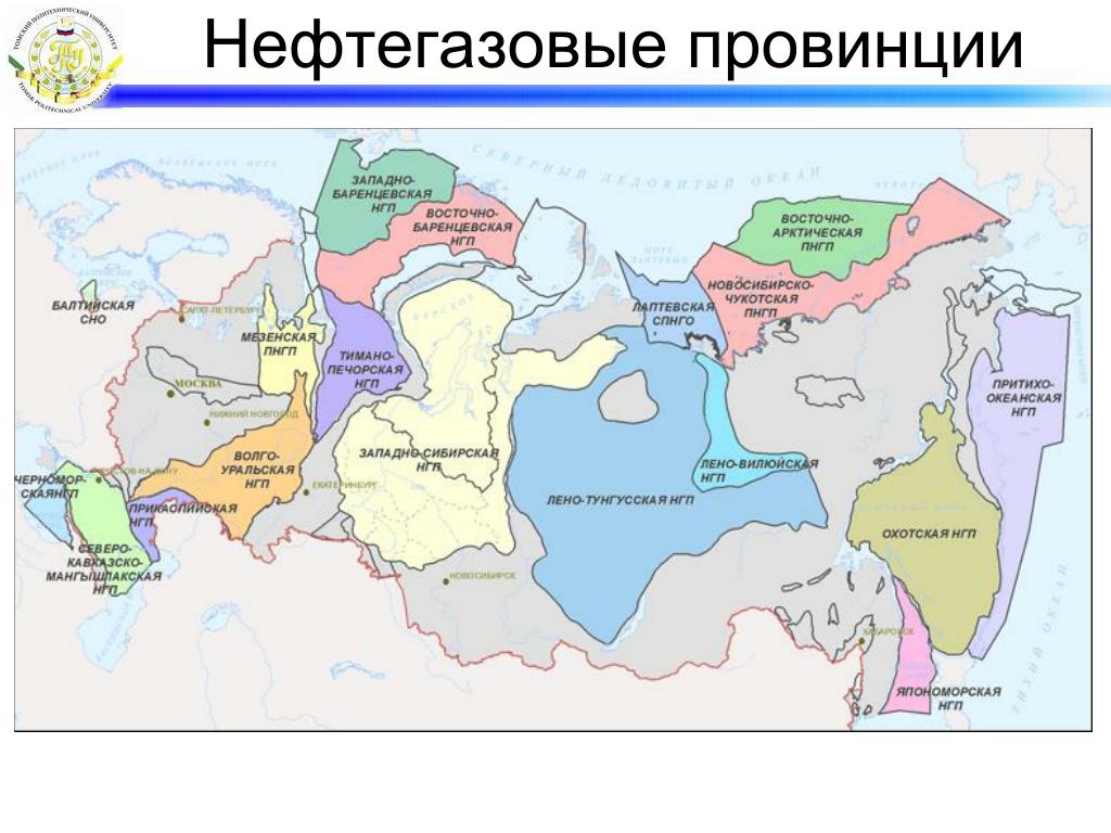 Основные бассейны