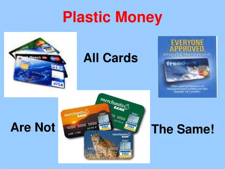 presentation on plastic money