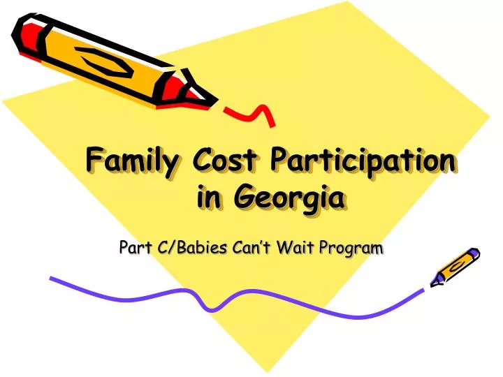 family cost participation in georgia n.