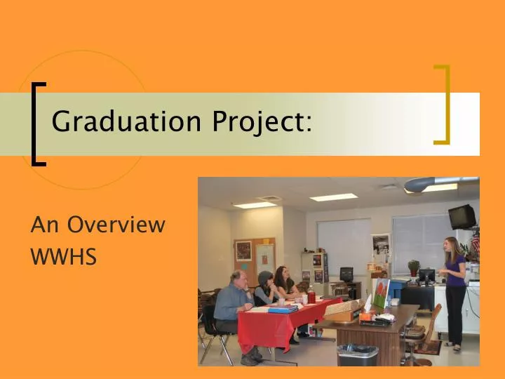 presentation of graduation project
