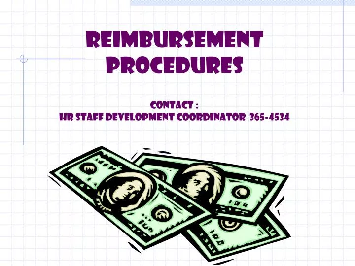 reimbursements staff bookkeeping due to due from