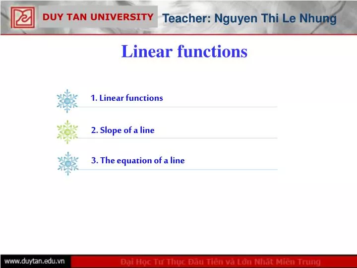 PPT - Linear functions PowerPoint Presentation, free download - ID:5898930
