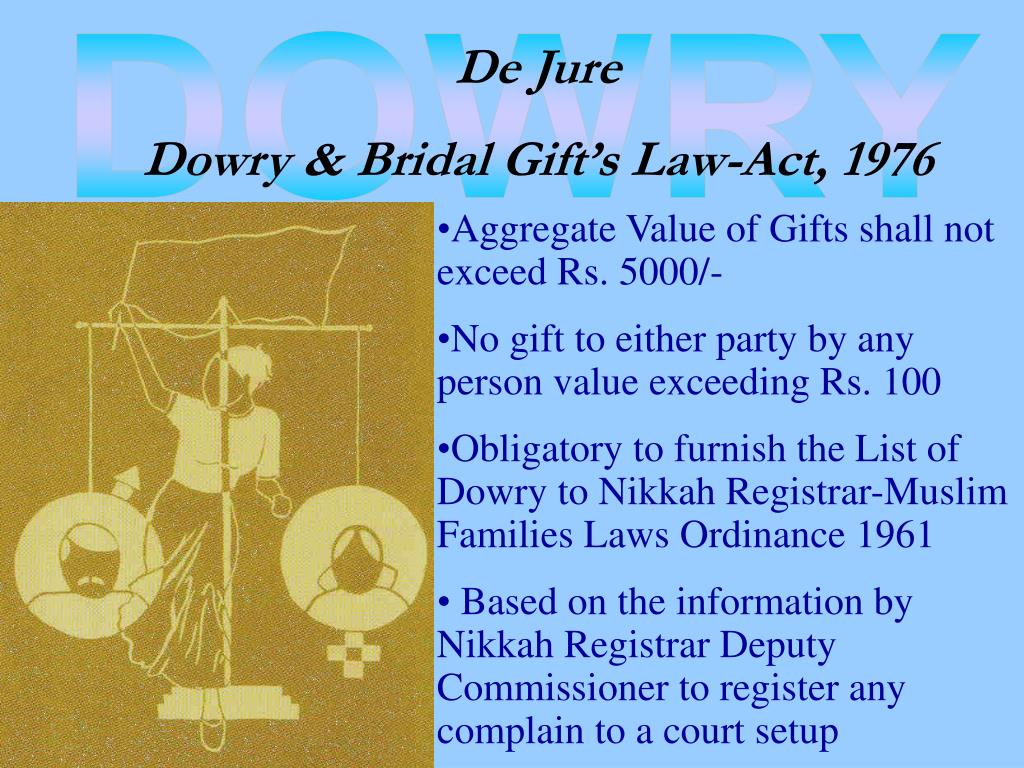 presentation on dowry system in pakistan