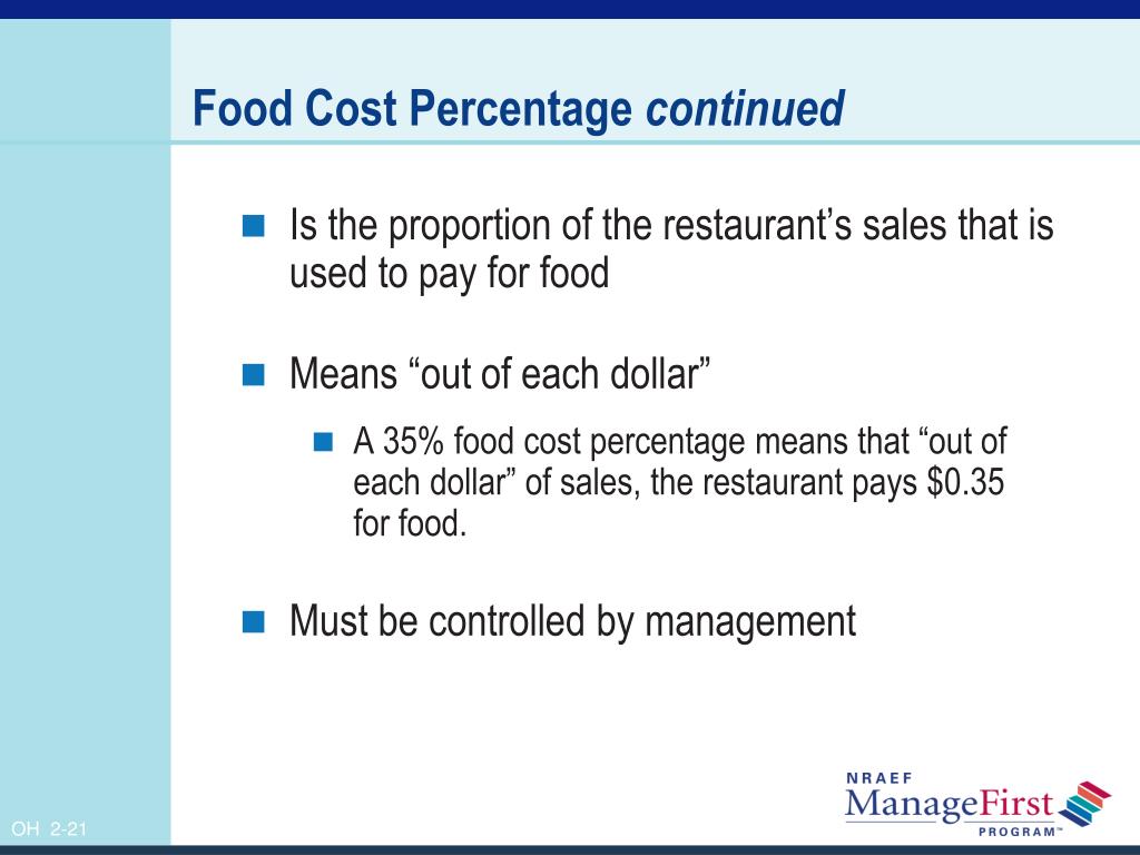 PPT - Calculating Food Cost PowerPoint Presentation, free ...