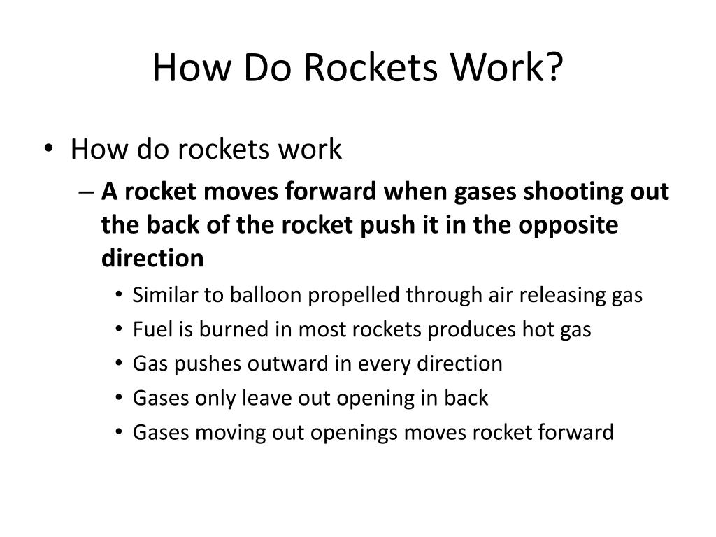 PPT The Science of Rockets PowerPoint Presentation, free download