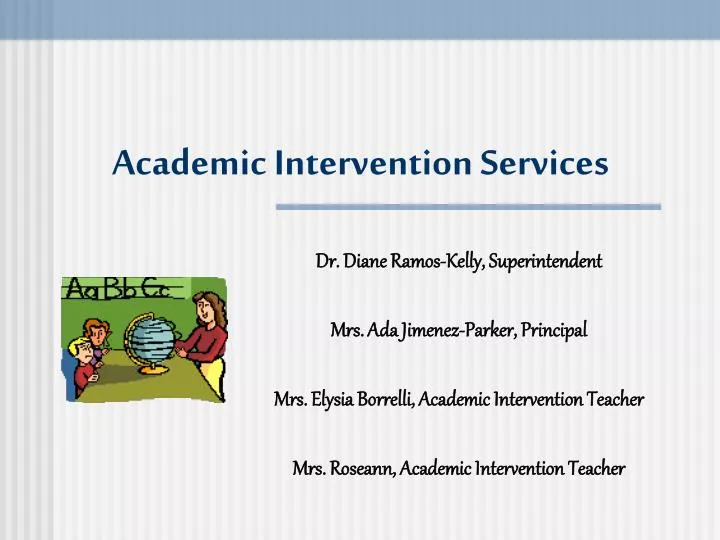 PPT - Academic Intervention Services PowerPoint Presentation, free ...