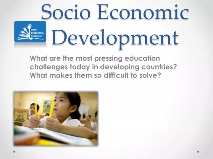 socio economic development n.