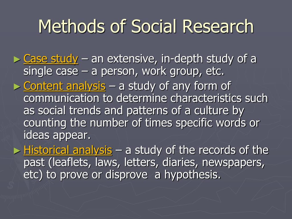 case study of sociologist