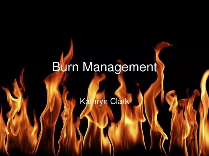 PPT Burn Management PowerPoint Presentation, free download ID5910760