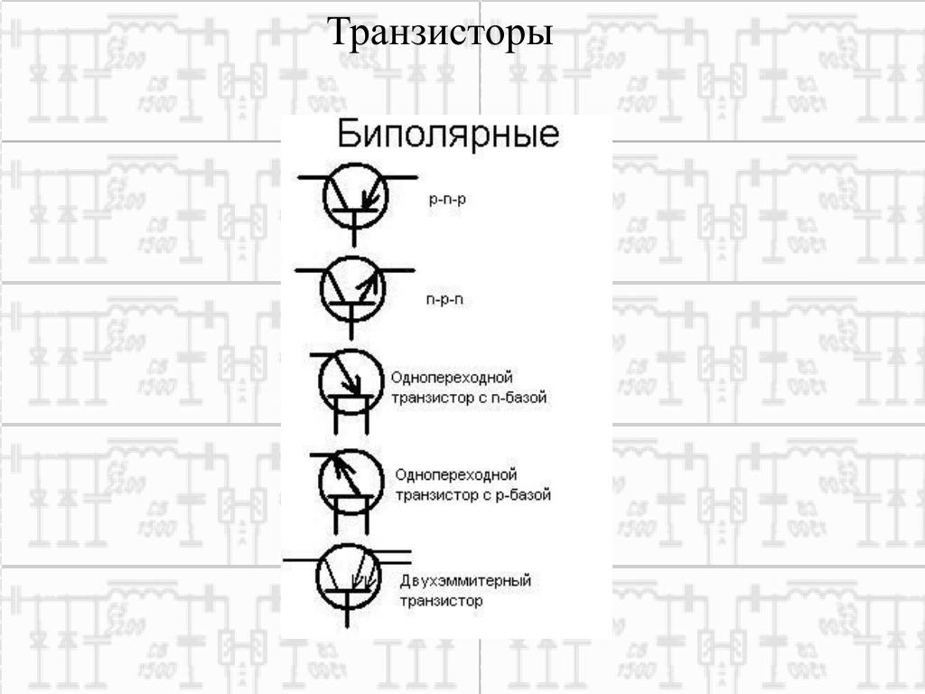 Графическое обозначение биполярного транзистора PPT - ГОСТы и обозначения полупроводниковых приборов PowerPoint Presentation - I