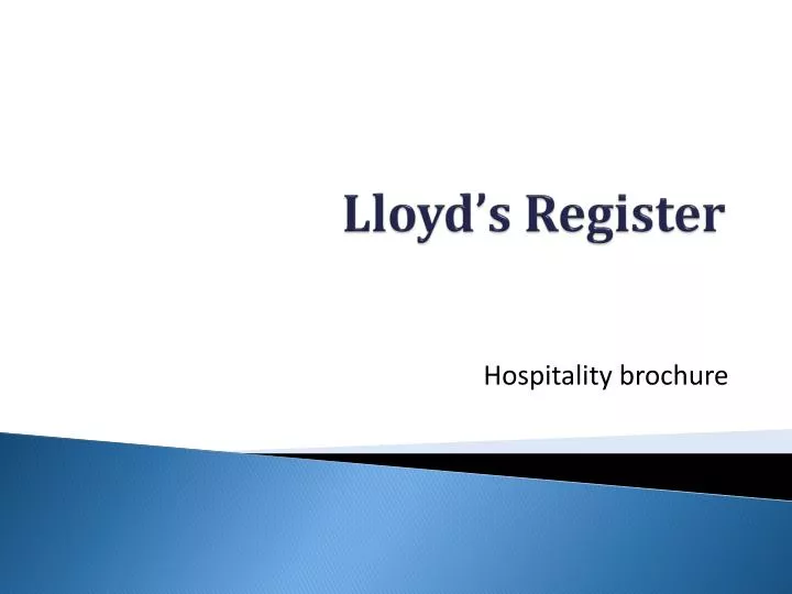 lloyd's register group case study background