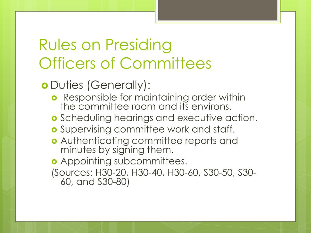 when making committee assignments what is the general rule