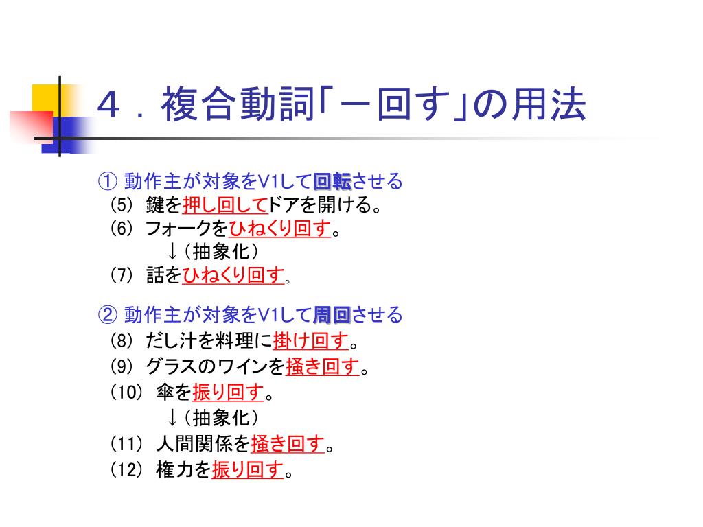 押し回す