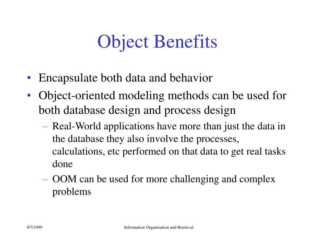 PPT - Database Design: Object-Oriented Modeling PowerPoint Presentation ...