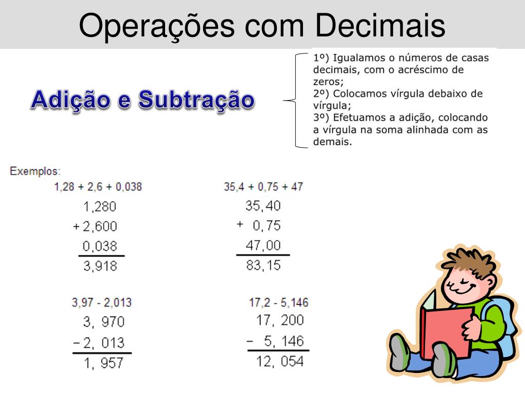 Operações com Números Decimais