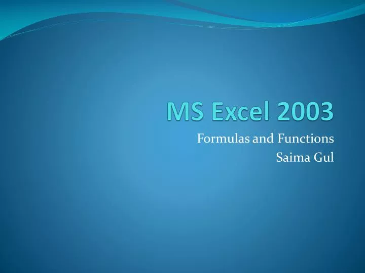 Ppt Ms Excel 03 Powerpoint Presentation Free Download Id Ppt Ms Excel 03 Powerpoint Presentation Free Download Id