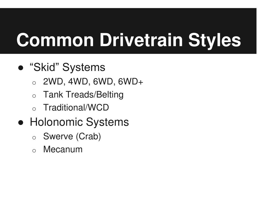 PPT FRC Concepts Drivetrains PowerPoint Presentation, free download