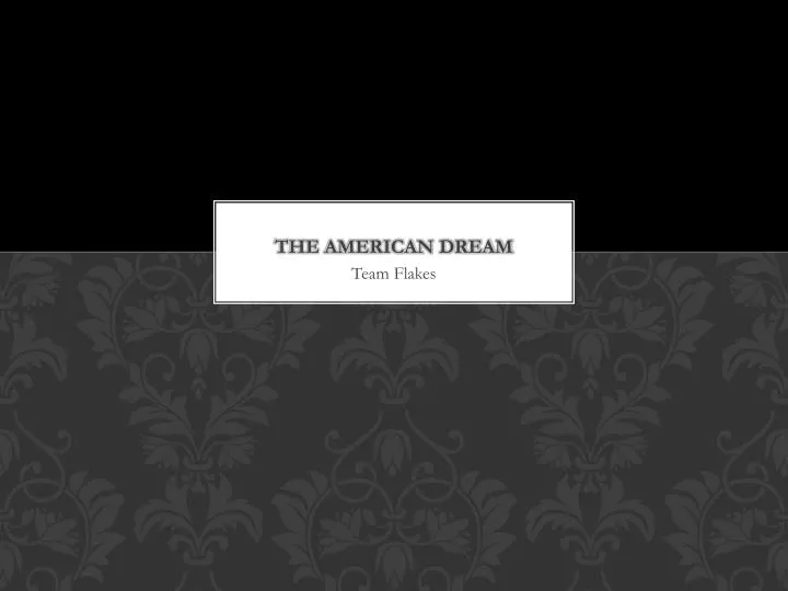 the american dream n.