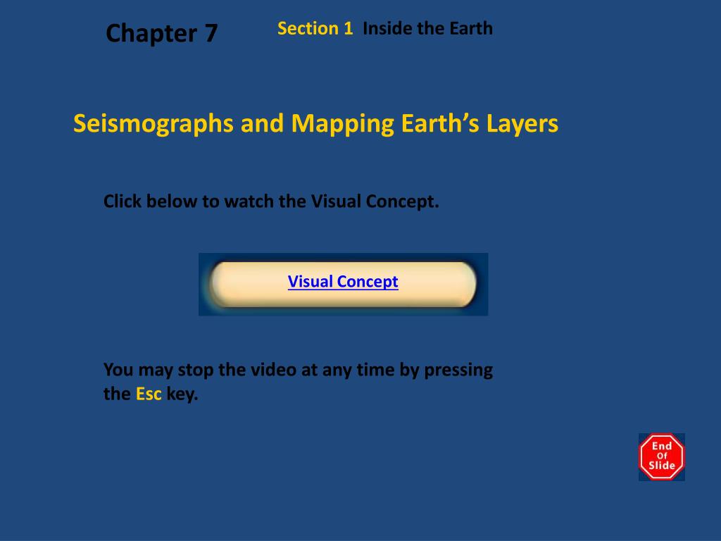 Ppt Section 1 Inside The Earth Powerpoint Presentation