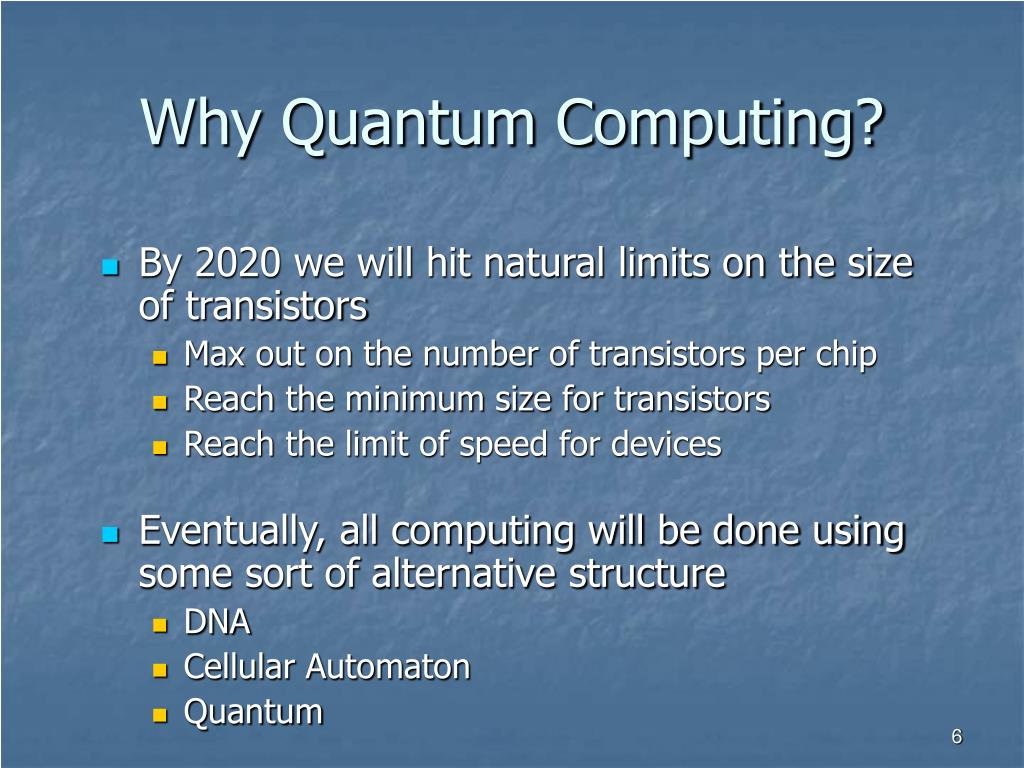 presentation about quantum computing