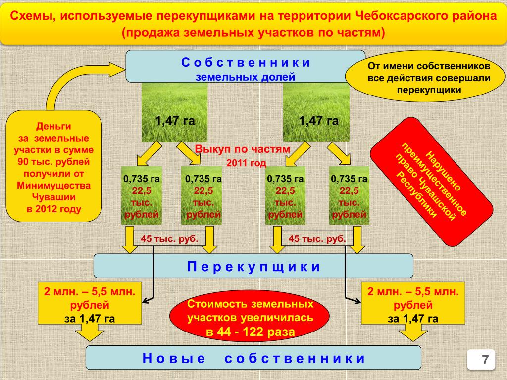 Схема использования земель