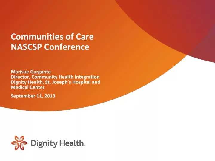 PPT Communities of Care NASCSP Conference PowerPoint Presentation