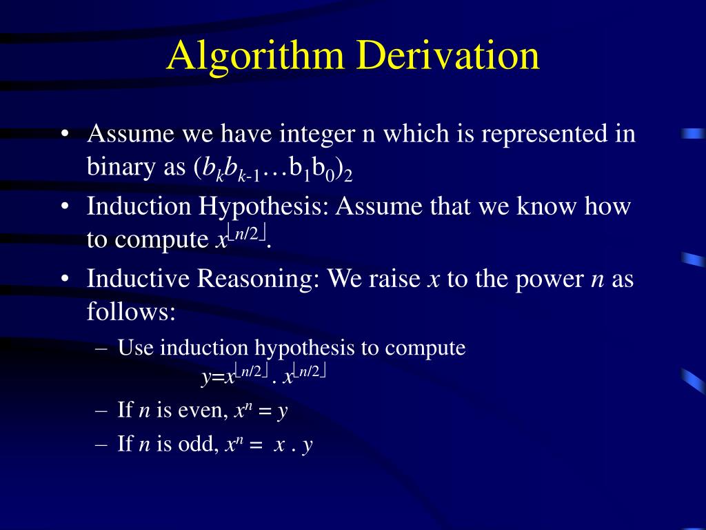 PPT - Algorithm Design Techniques: Induction PowerPoint Presentation ...