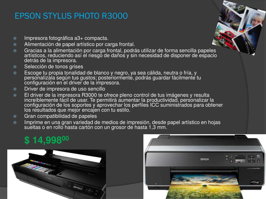 impresora epson stylus photo r3000