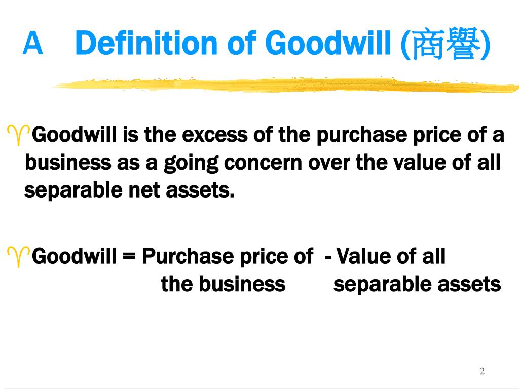 PPT Partnership Treatment Of Goodwill PowerPoint Presentation Free 