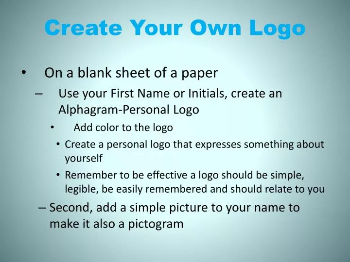create your own logo n.