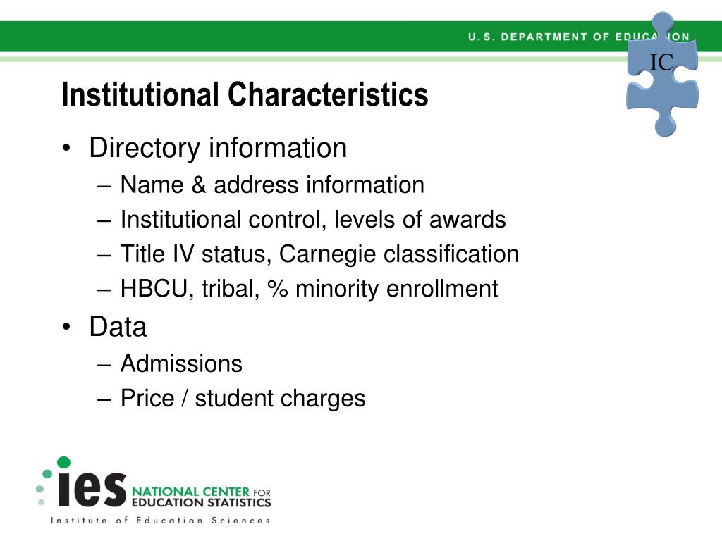 PPT Overview of the Integrated Postsecondary Education Data System