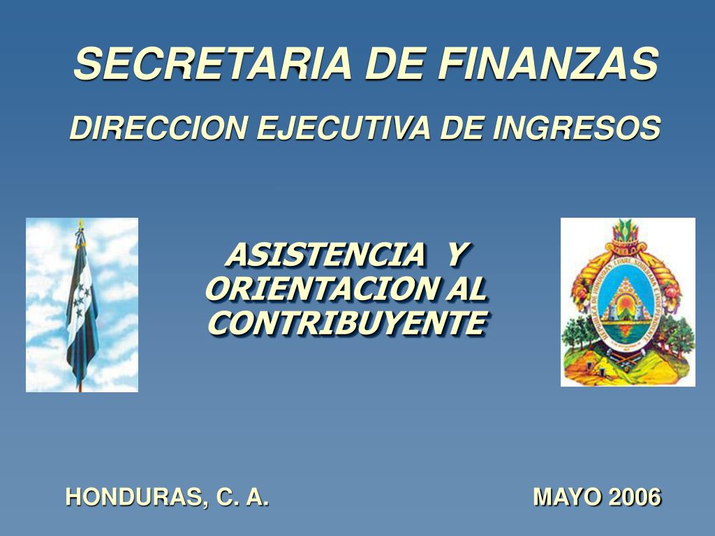 PPT - SECRETARIA DE FINANZAS PowerPoint Presentation, Free Download ...