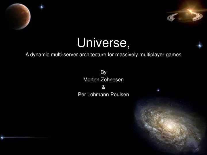 presentation of universe