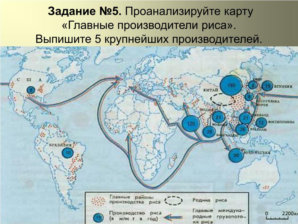 Контурная география сельское хозяйство