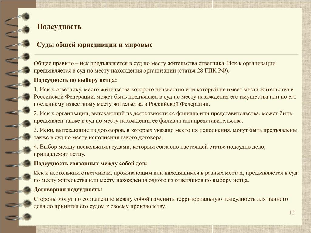 Районные суды москвы территориальная подсудность