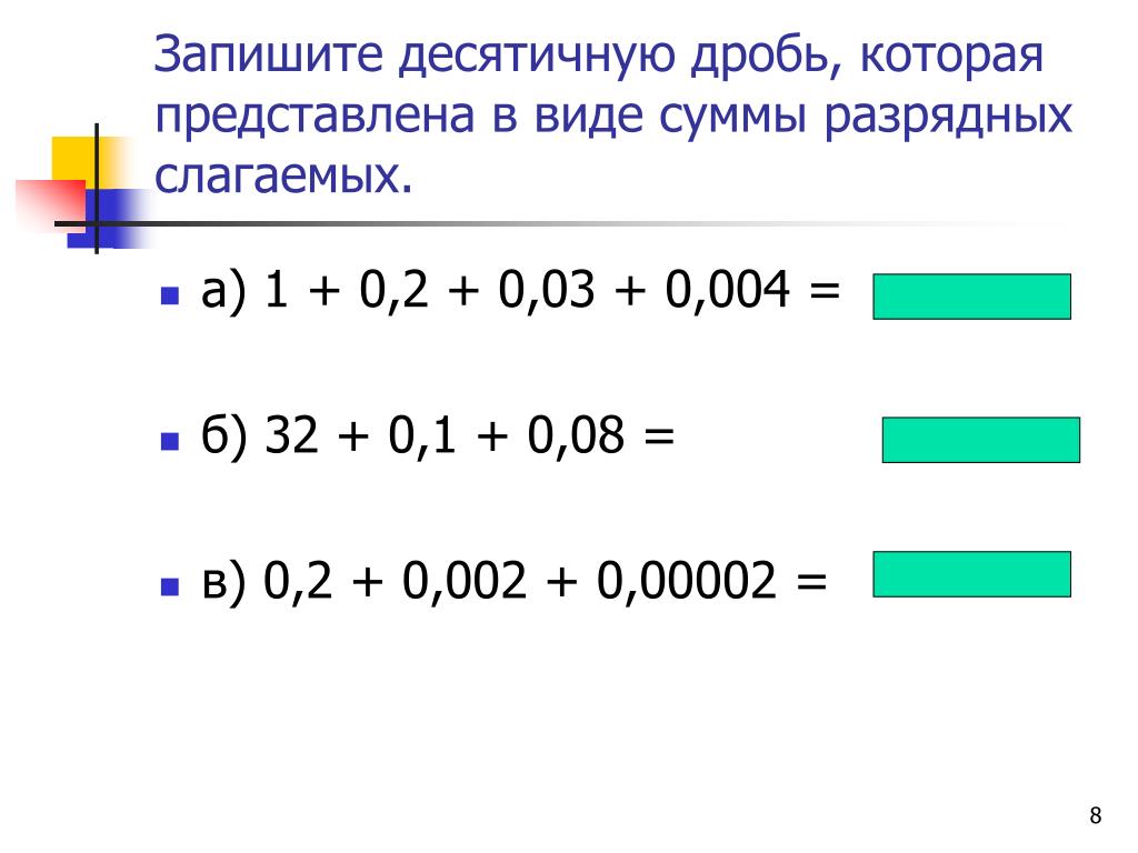 Замена числа суммой разрядных слагаемых 3 класс