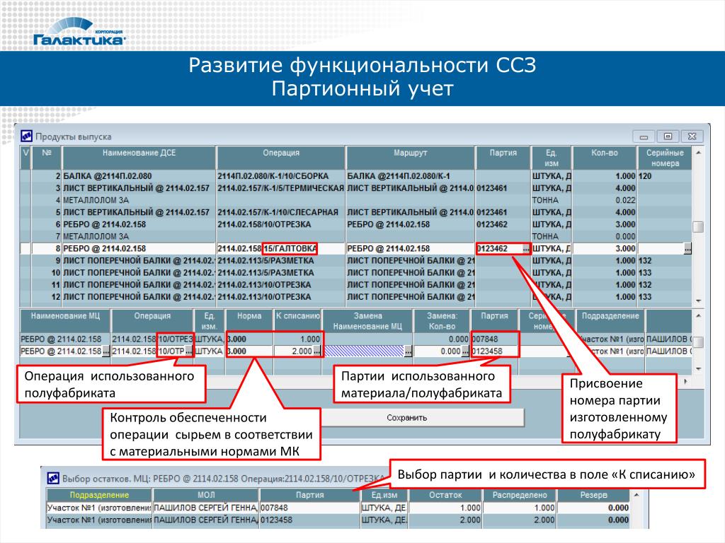 Как выглядит номер партии товара