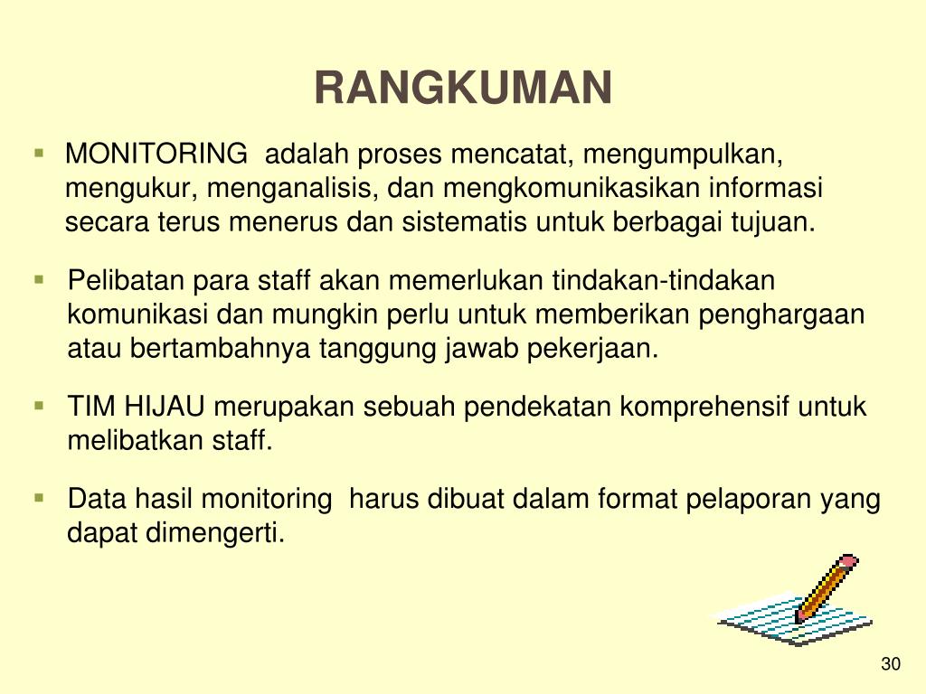 PPT LEMBAGA PELAKSANA Sesi 4 Melibatkan Staf dan Monitoring