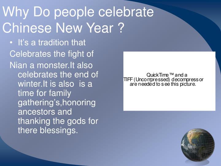 how chinese new year is celebrated ppt