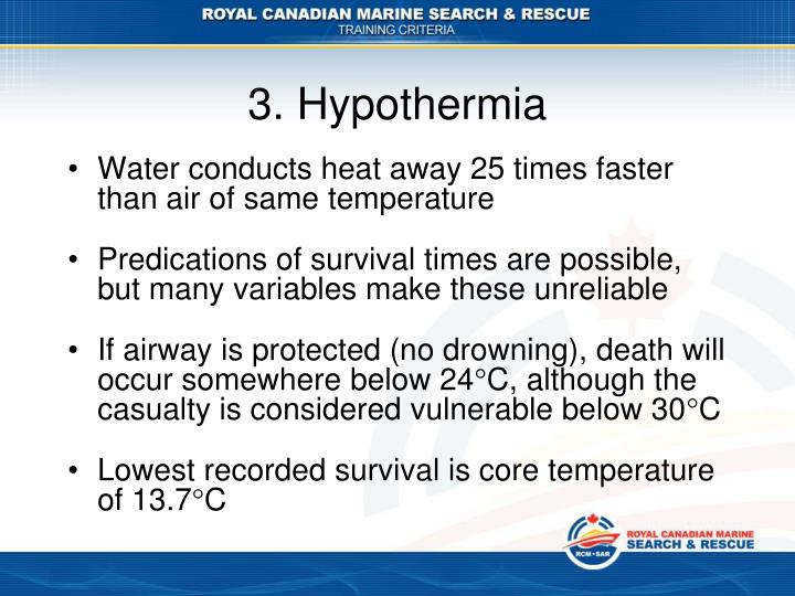 PPT COLD WATER IMMERSION PowerPoint Presentation ID5939948