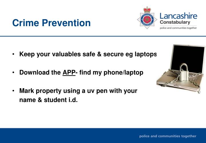 crime prevention powerpoint presentation pdf