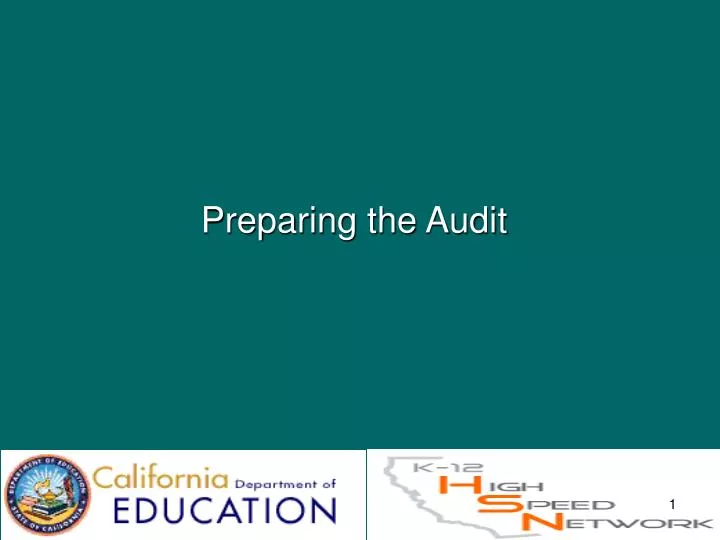 preparing the audit n.