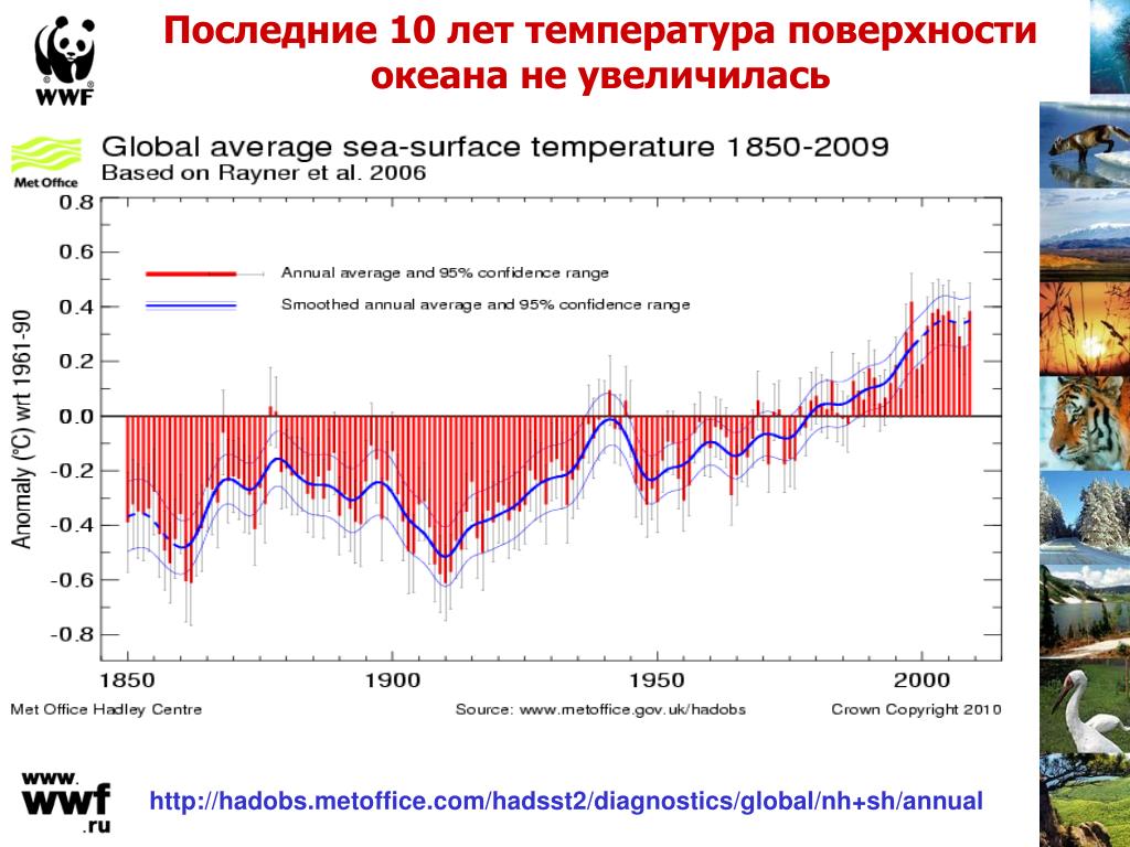 В результате изменений климата за последние 10