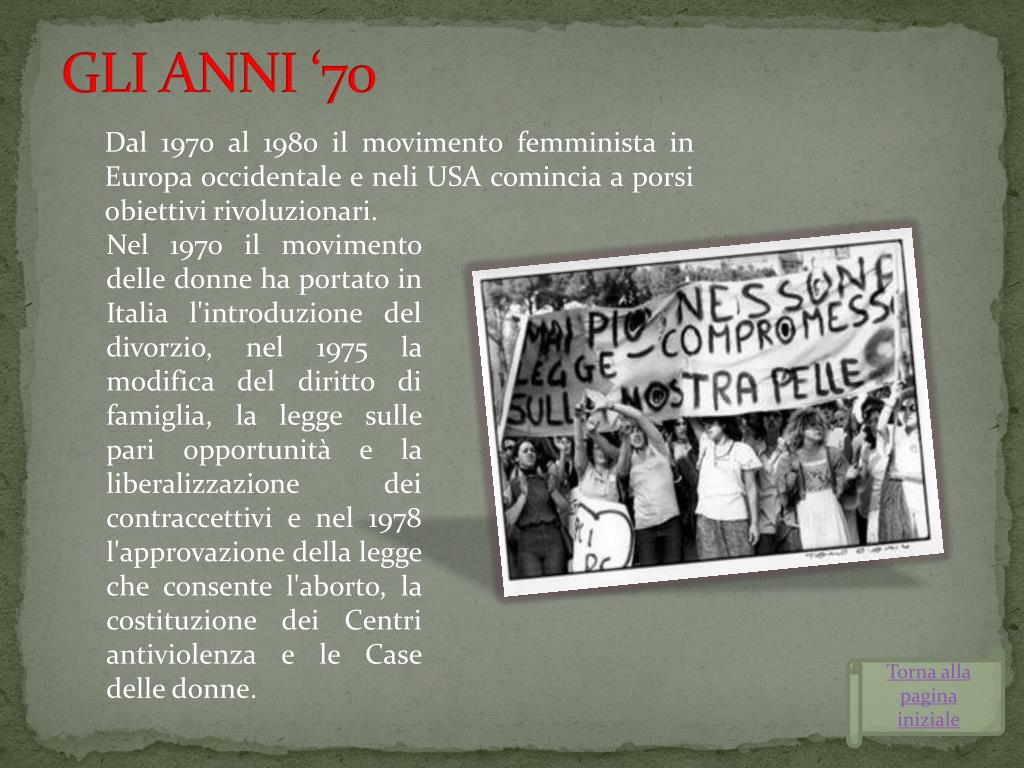 PPT - IL FEMMINISMO E IL DIRITTO DI VOTO ALLE DONNE PowerPoint ...